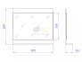 Зеркало 900 ПМ-8 Мале