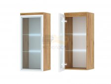 Пенал 1В навесной со стеклом