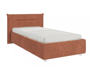 Кровать Альба 900 велюр персик