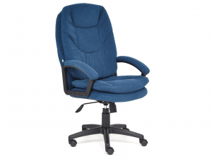 Кресло офисное Comfort lt флок синий