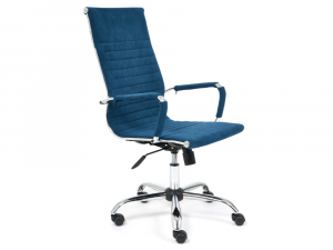 Кресло офисное Urban флок синий