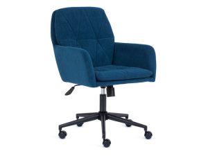 Кресло офисное Garda флок синий