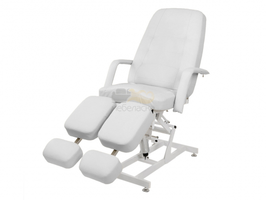 Кресло педикюрное Гармония-2 гидравлика Анатомическая белый