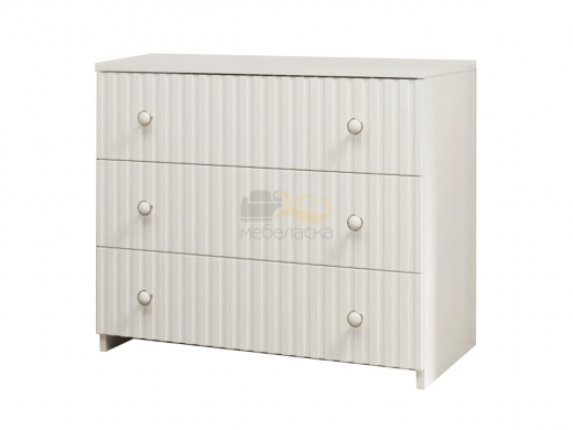 Комод 5 МДФ Белый/белая береза