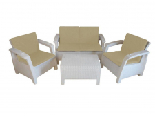 Комплект уличной мебели Yalta Premium Terrace Set белый